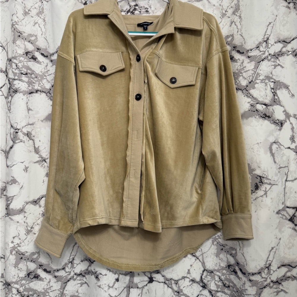 Mittoshop Beige Corduroy Jacket Velvet